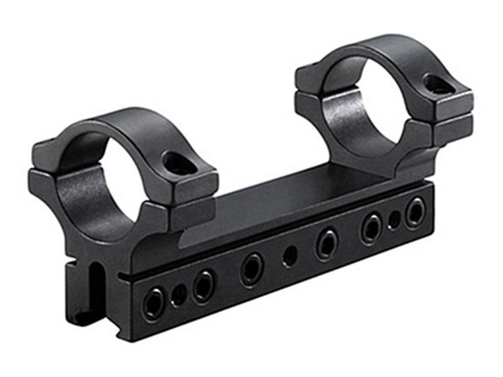 BKL 1-Pc Mount with four long sections and one ring securing optics on 3/8 inch or 11mm dovetails for rugged field use