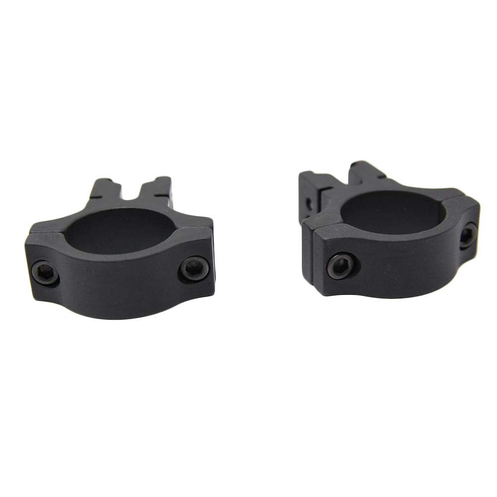 0.60-inch height provides scope clearance above the rail.