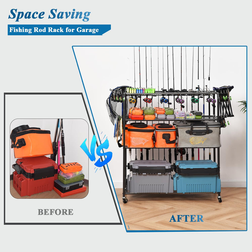 Indoor/outdoor use of hammer-pattern painted rod holder