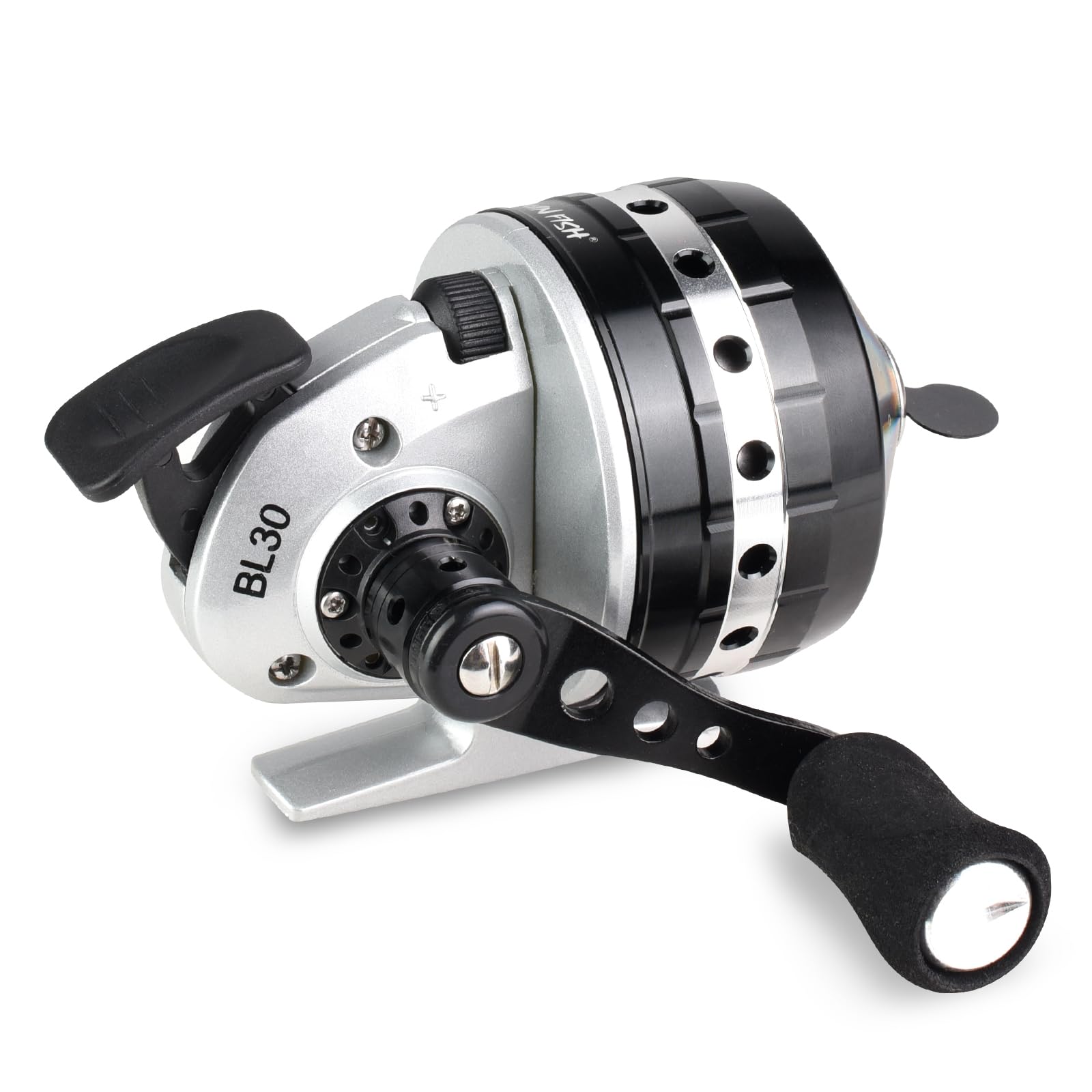BL30 fishing reel with aluminum alloy housing and foam handle