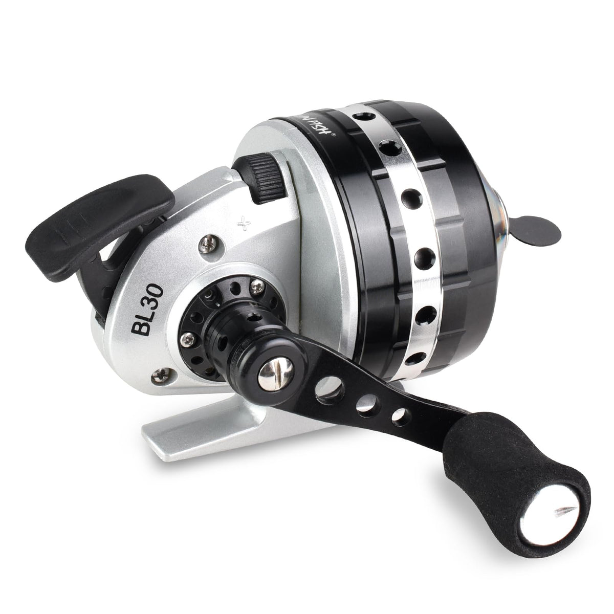 BL30 fishing reel with aluminum alloy housing and foam handle