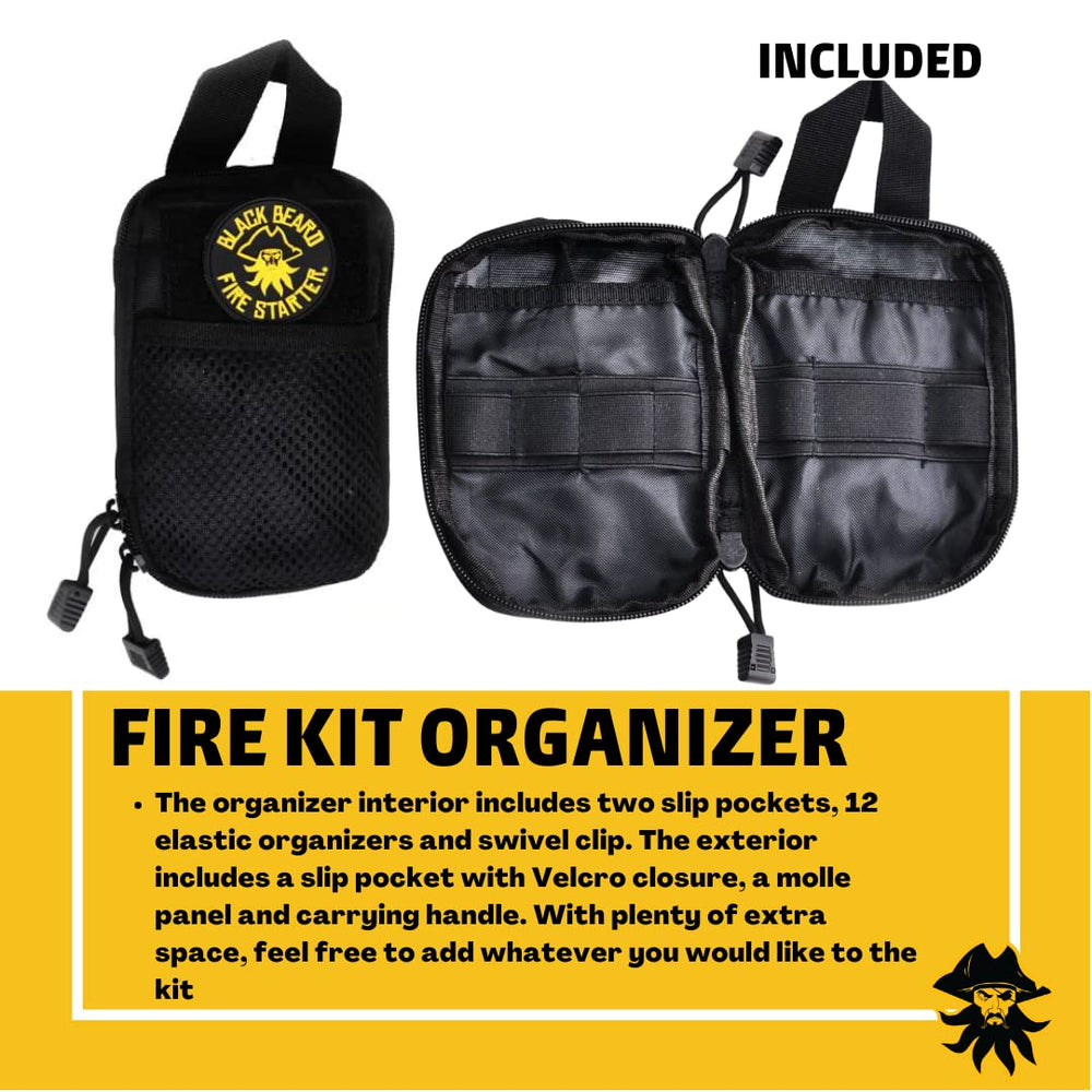 Black Beard 50 fire plugs pack ensures multiple fires without replacements.