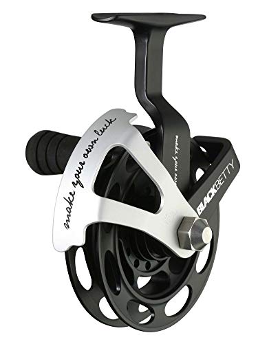 Durable aluminum construction of Black Betty inline ice reel BB2015