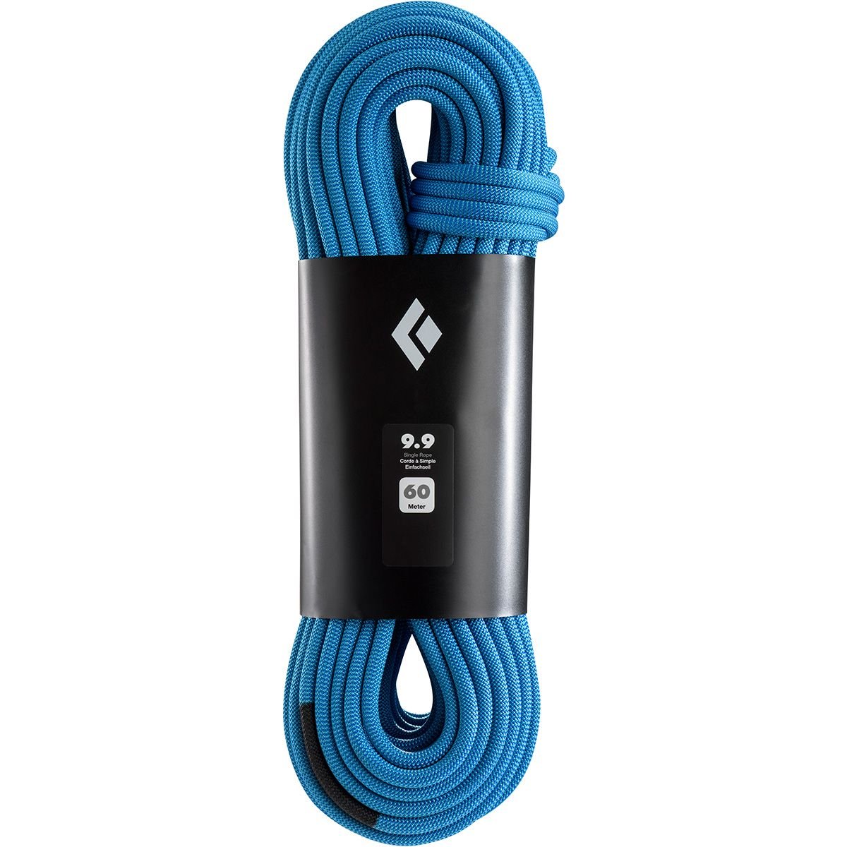 BLACK DIAMOND 9.9 rope shows smooth handling for easy clipping and belaying