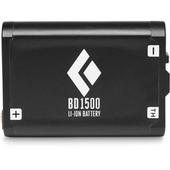 BLACK DIAMOND BD 1500 battery shows headlamp compatibility, supporting longer night missions with steady brightness.