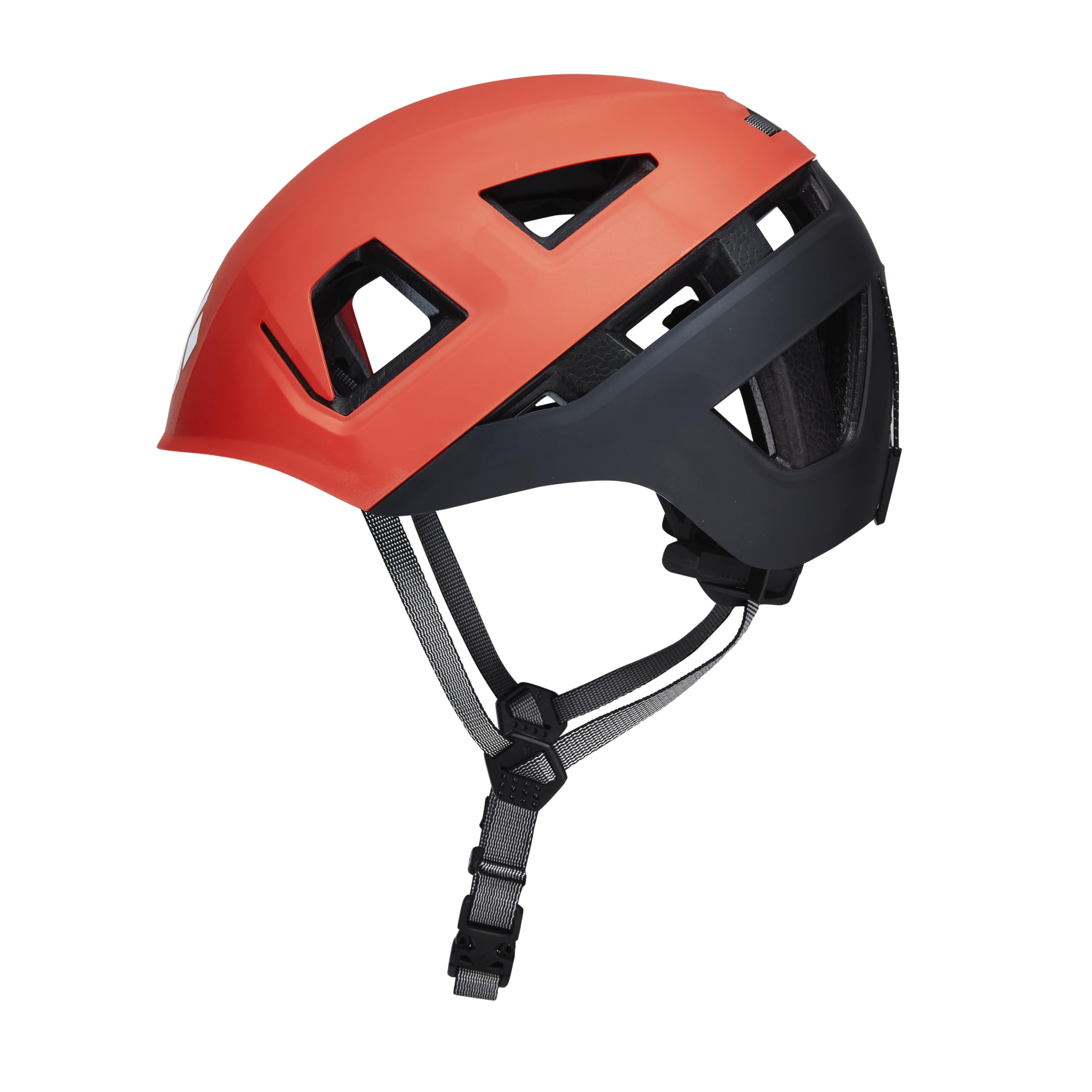 BLACK DIAMOND Capitan helmet, side view, durable ABS shell withstands rock contact