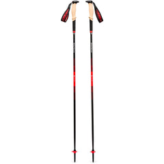 Black Diamond Carbon Pursuit Poles in assembly phase for quick deployment on trail