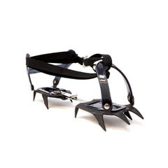 Black Diamond Contact Strap Crampons Militr front view for modern boots