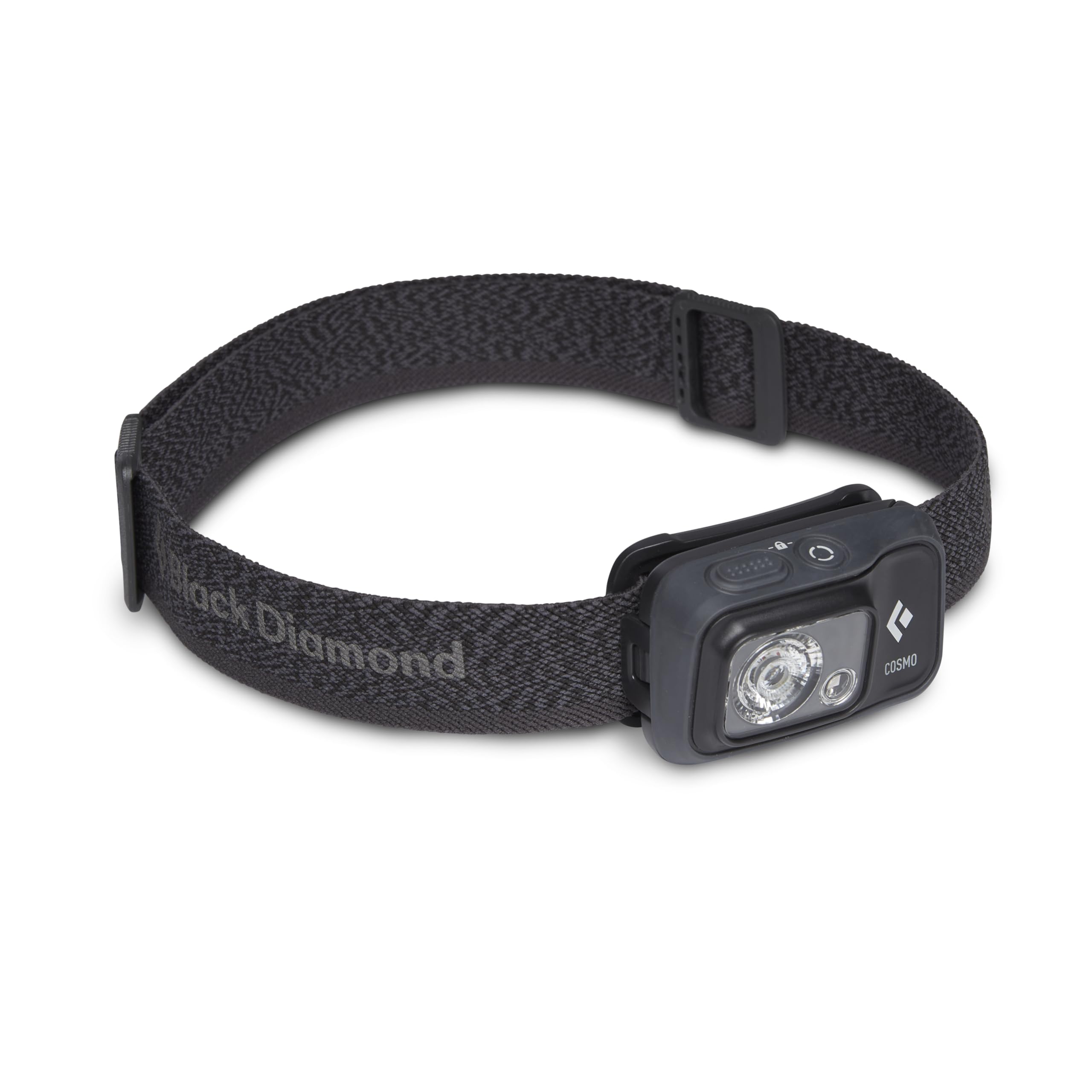 BLACK DIAMOND Cosmo 350 front view shows bright, hands-free illumination for night trails