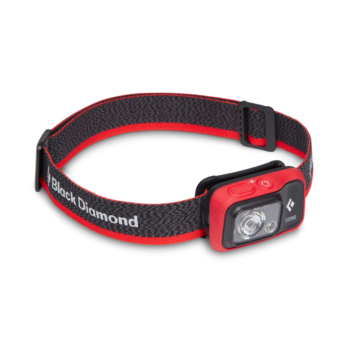 BLACK DIAMOND Cosmo 350 headlamp beam illuminates the trail clearly for night hiking
