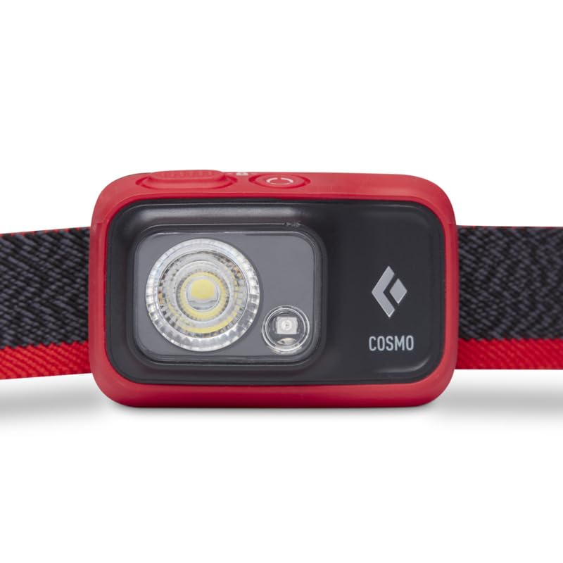 Cosmo 350 worn on headband provides hands-free visibility during adventures