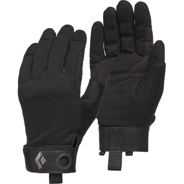 Black Diamond Crag full-finger gloves astral blue, durable grip for belaying and rope handling