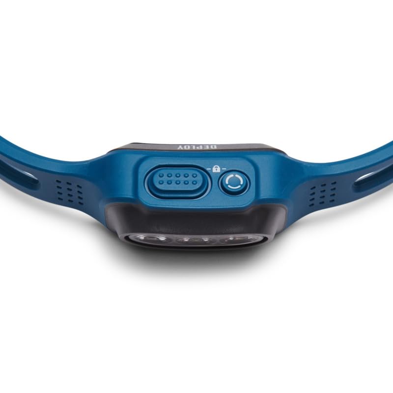 Black Diamond Deploy 325 headlamp showing USB-C recharge for quick power.