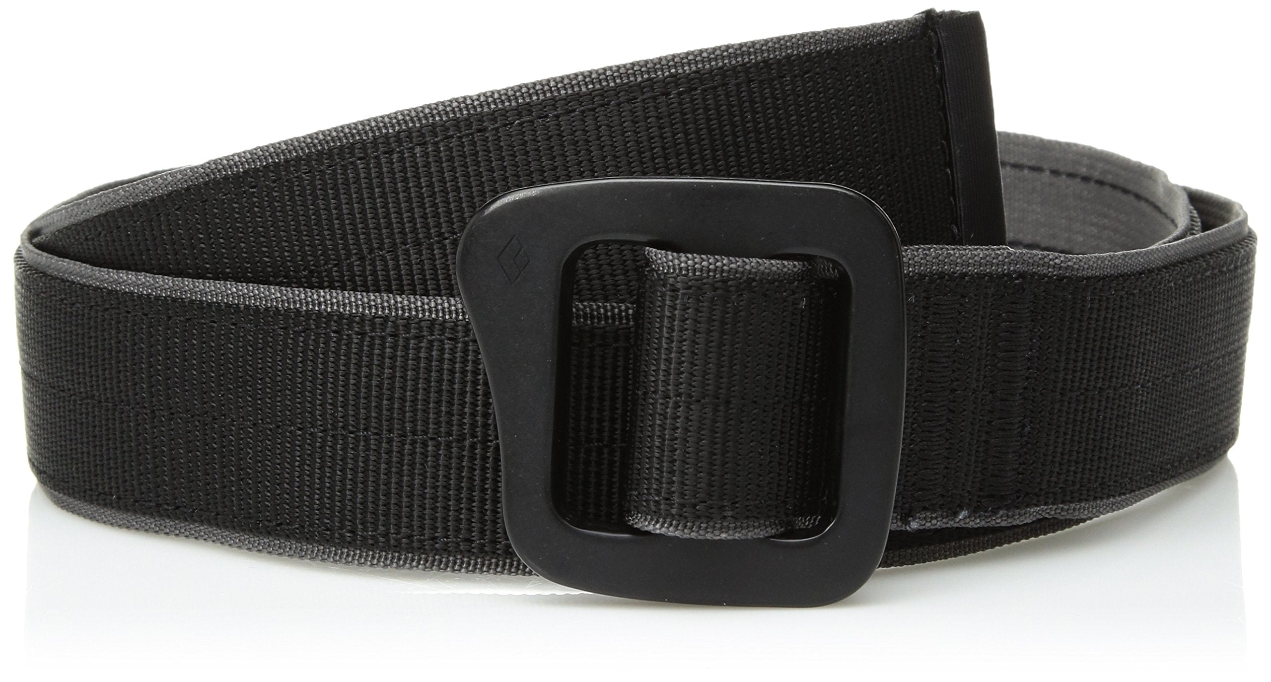 Black Diamond Diamond Mine Belt in black, a secure climber belt for gear organization on climbs.