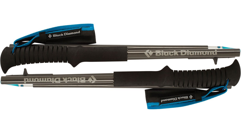 Black Diamond Distance Carbon Z trekking pole folded for easy carry during fast-pack trips.