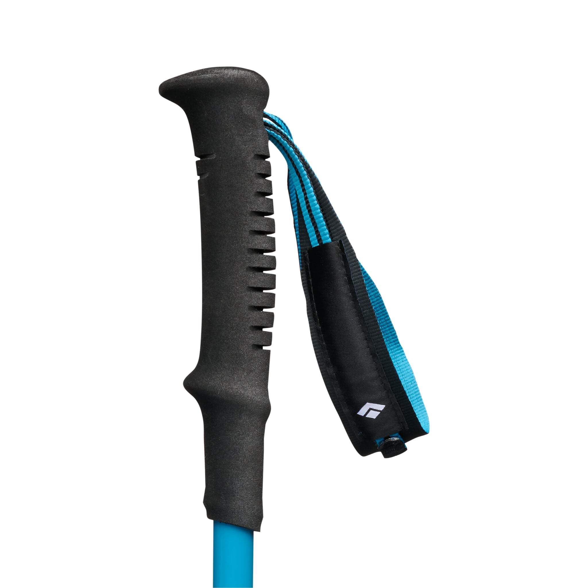 Black Diamond Distance Carbon Z Poles carbide tips provide strong traction on rocky terrain.