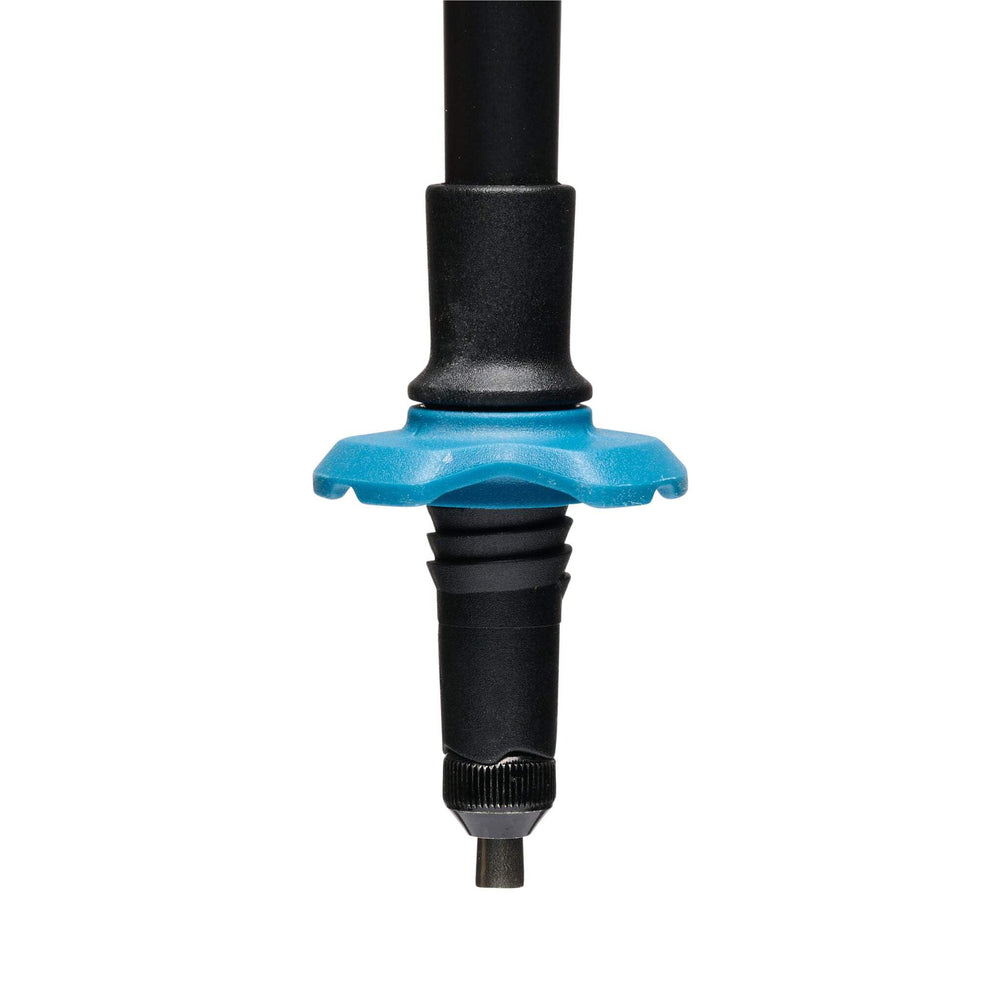 Black Diamond Distance Carbon Z poles with interchangeable tips for all-season use