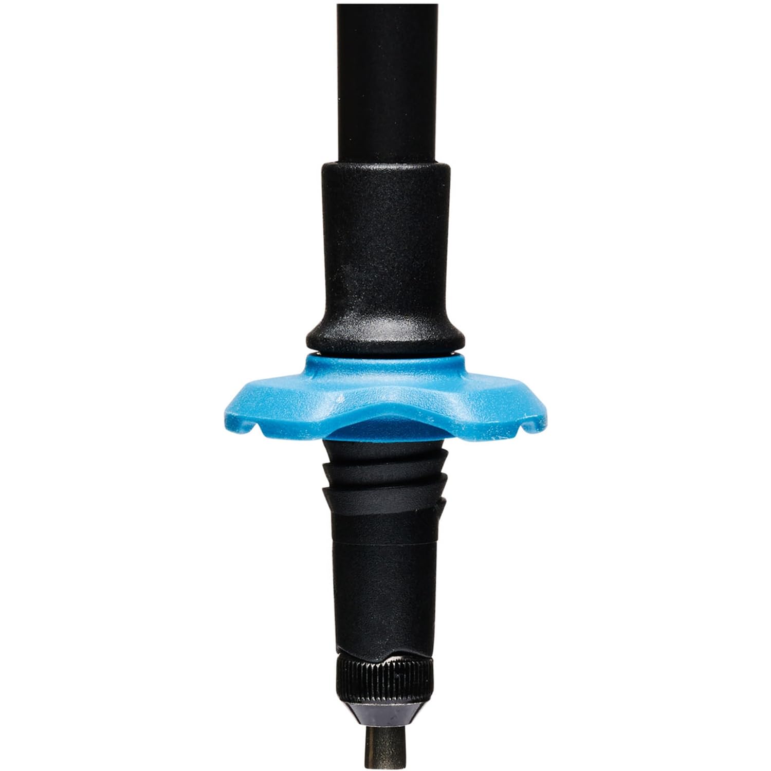 Black Diamond Distance Carbon Z trekking poles compatible with rubber tips and snow baskets for all seasons.