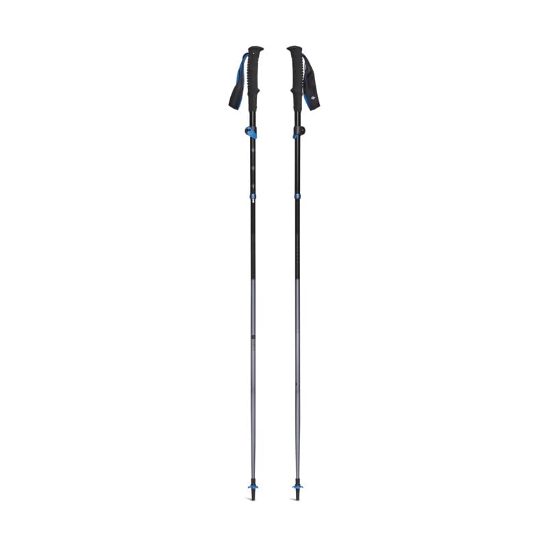 Black Diamond Distance FLZ poles FlickLock detail for quick, secure length adjustments.