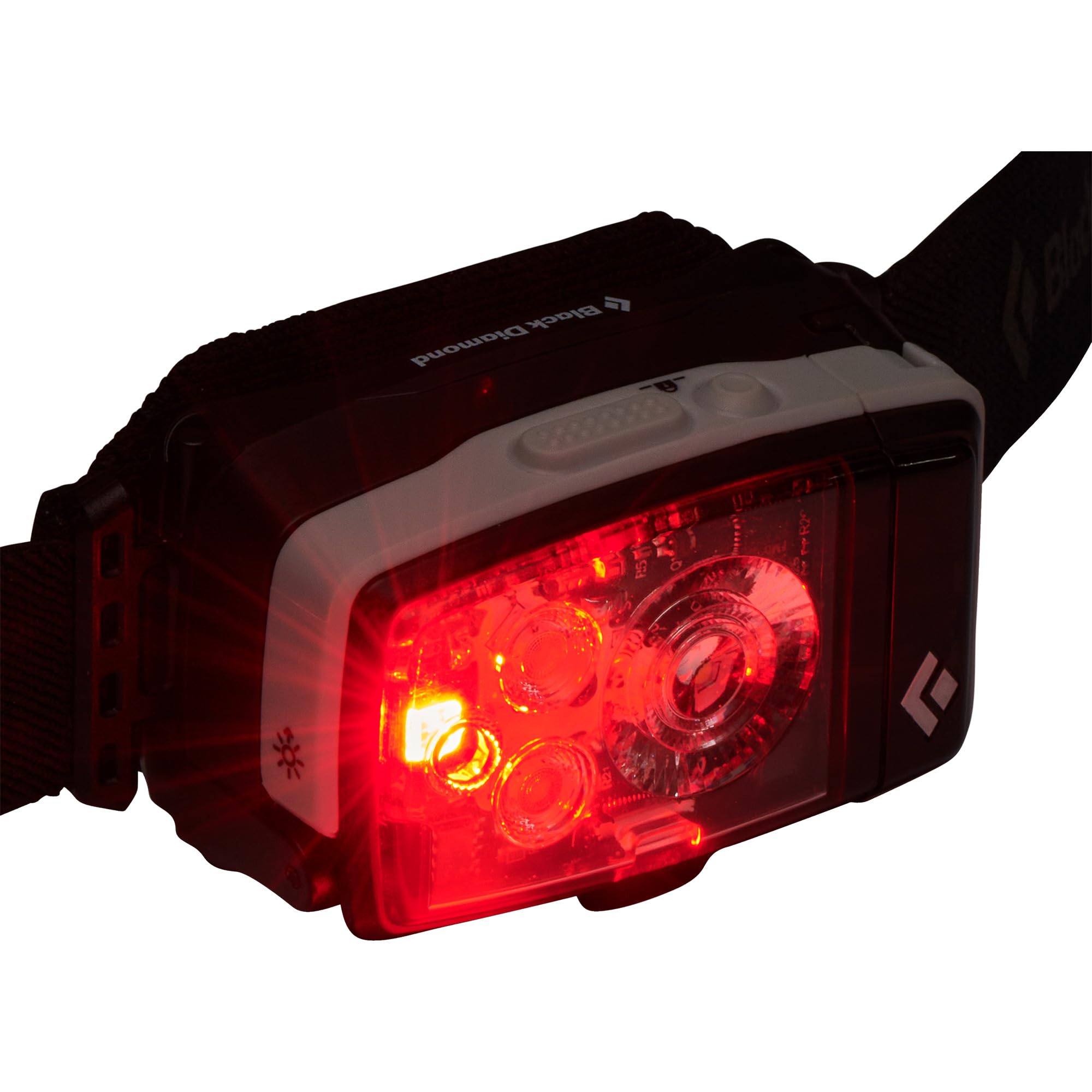 Ultra-lightweight 108-gram headlamp minimizes fatigue during night training.