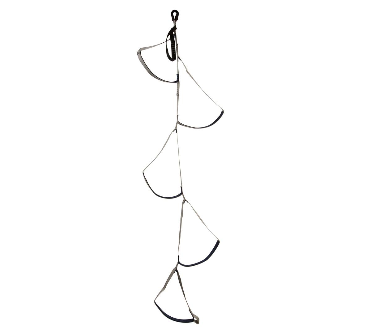 Black Diamond Etrier Five-Step closeup highlighting reinforced steps for easier aid climbing