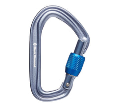Black Diamond HotForge Screwgate Carabiner with keylock nose for snag-free clipping and reliable belays.