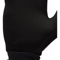 Black Diamond Lightweight Screentap Liners palm closeup, conductive fingertips enable easy device use