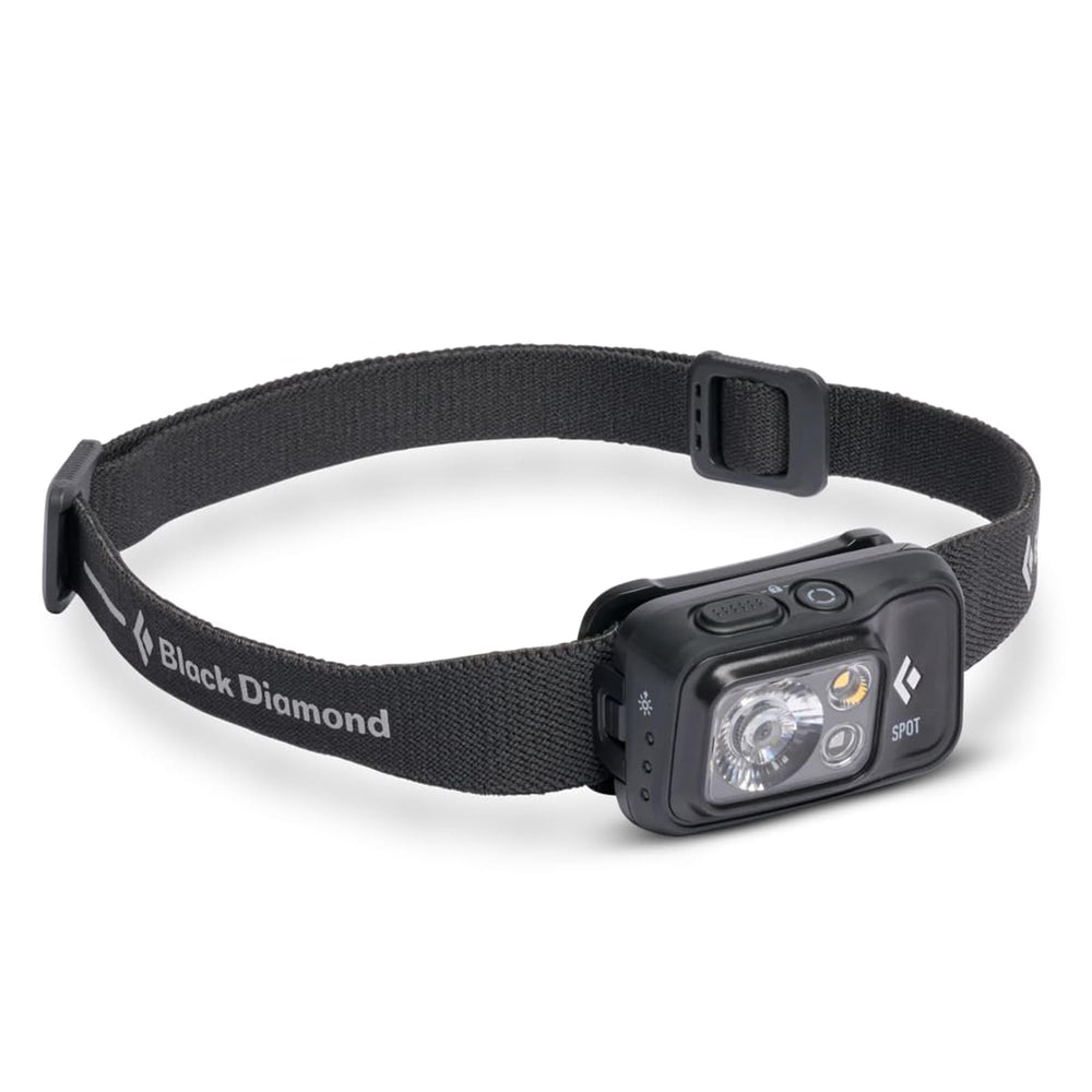 Black Diamond Spot 400 headlamp beam lights trails for night hiking and camping