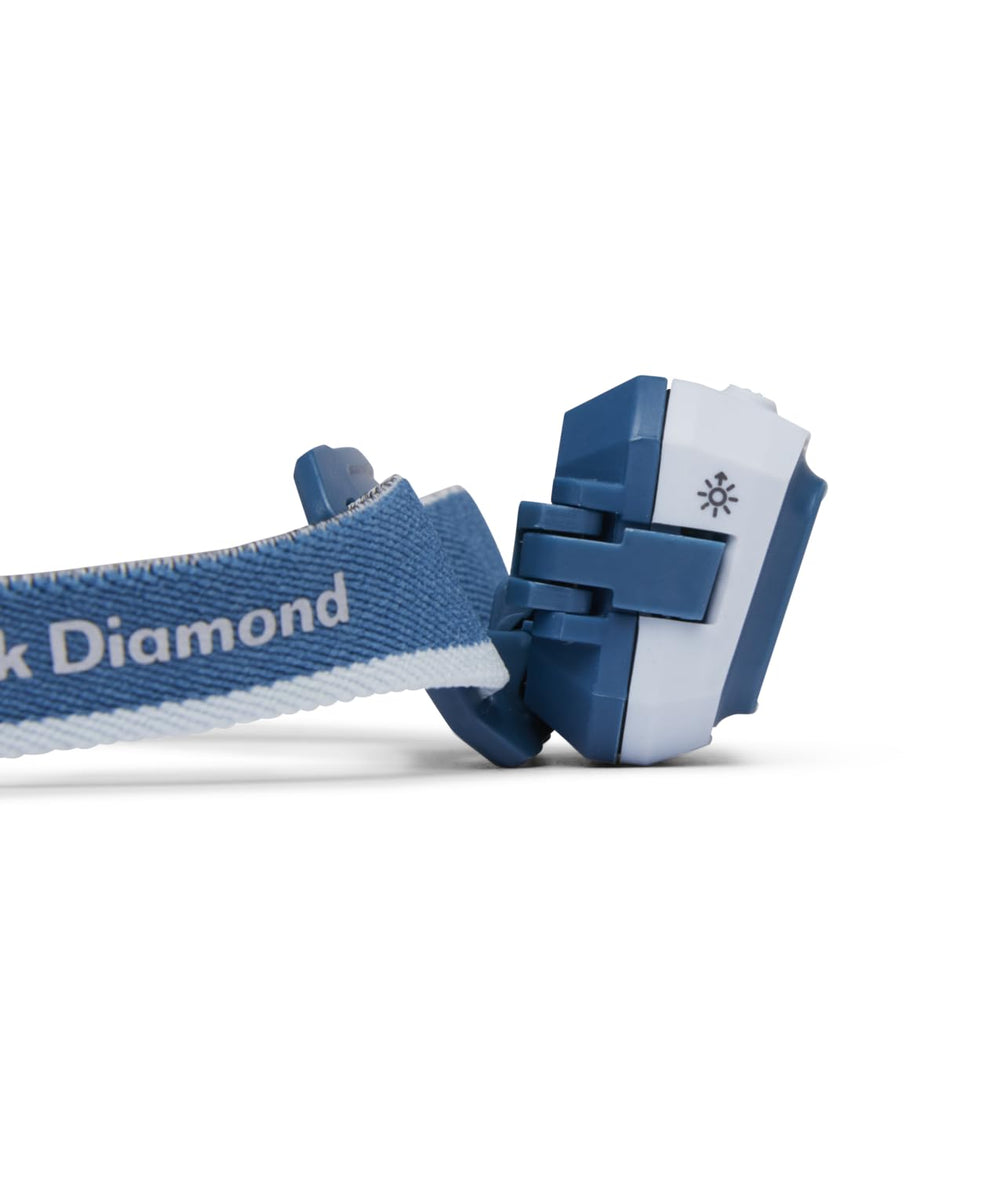 Black Diamond Storm 450 Lumen Headlamp Creek Blue, battery compartment for easy swaps