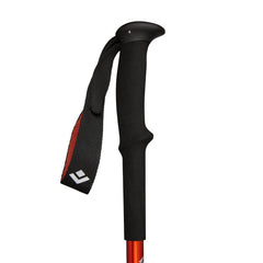 BLACK DIAMOND Trail Back poles shown with FlickLock adjustability enabling quick length changes on varied terrain.