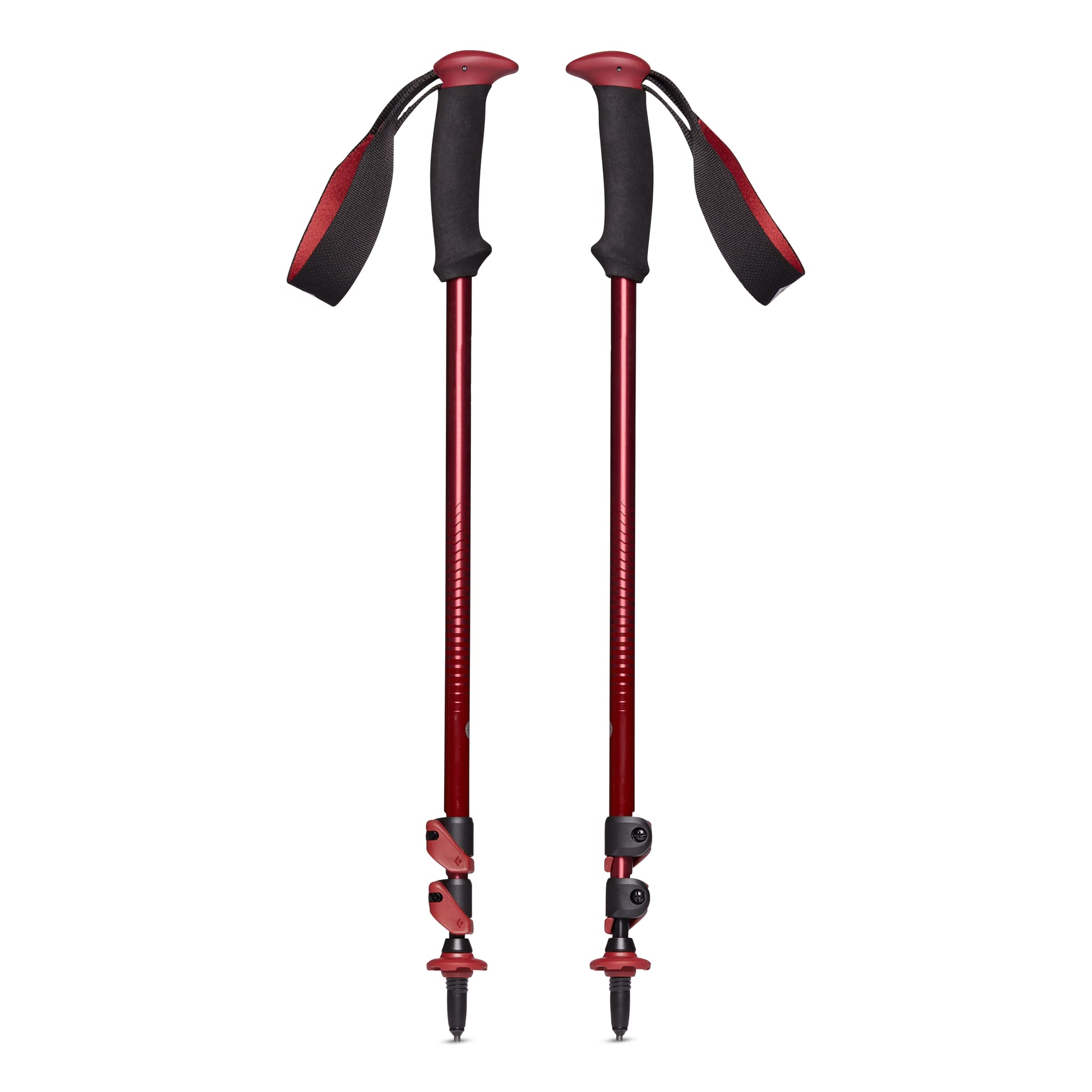BLACK DIAMOND Trail Back trekking poles provide stable support on rugged trails.