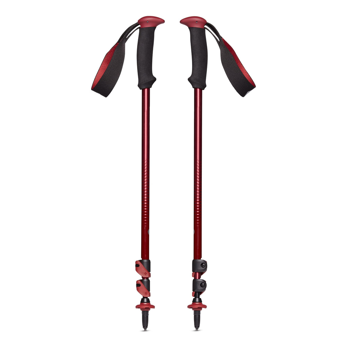 BLACK DIAMOND Trail Back trekking poles provide stable support on rugged trails.