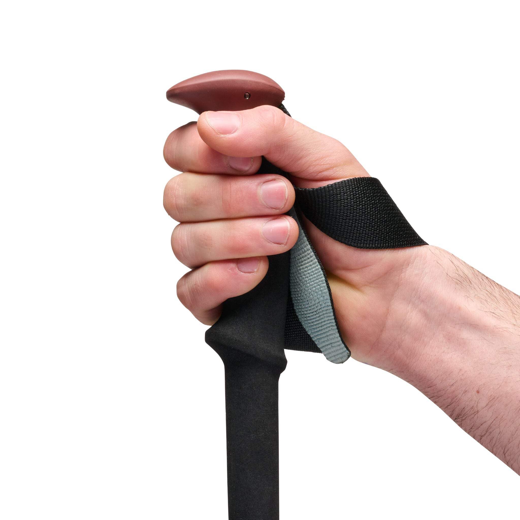 BLACK DIAMOND iron-red finish highlights all-season versatility on outdoor trails.