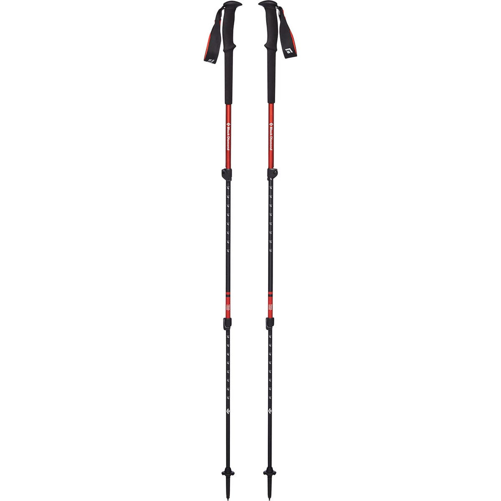 BLACK DIAMOND trail trekking poles pair highlighting lightweight aluminum for longer hikes.