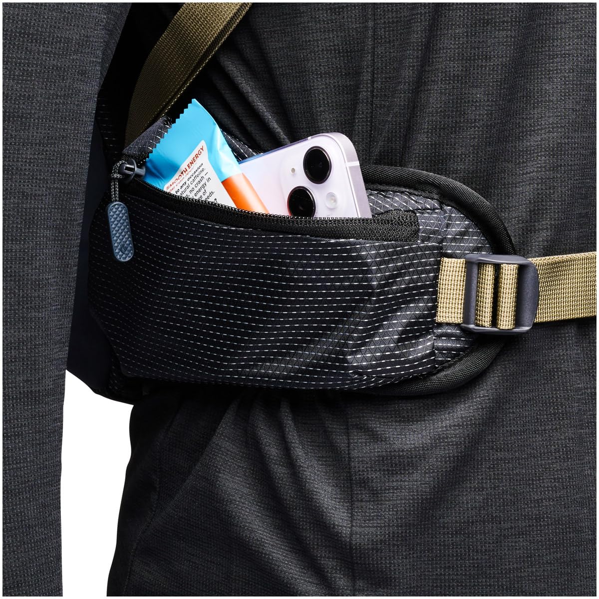 Black Diamond Trail Vista 20L soft hip pad for all-day comfort