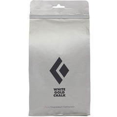 BLACK DIAMOND White Gold Loose Chalk enhances grip for climbing in warm conditions.