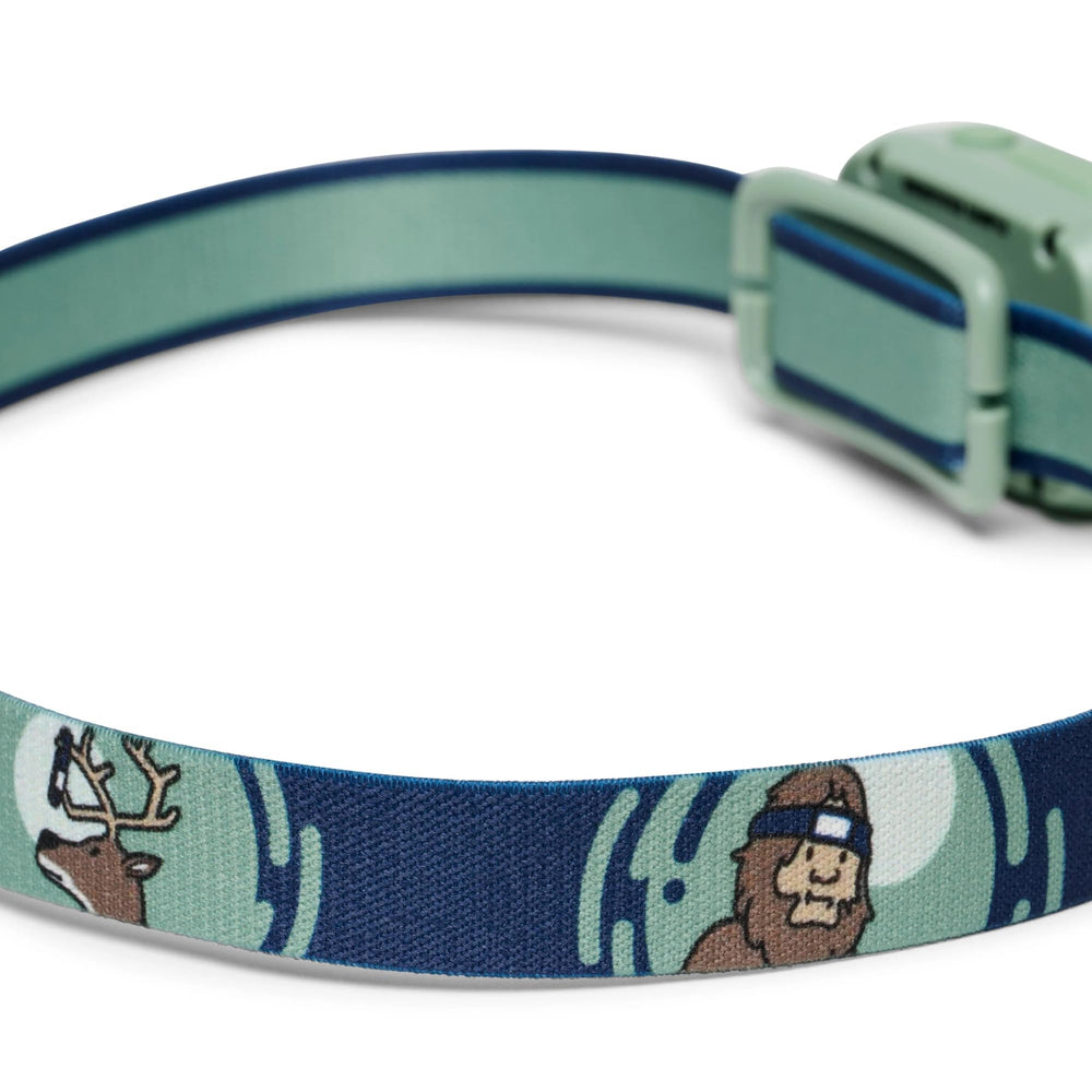 BLACK DIAMOND Wiz Kid headlamp with water-resistant, durable housing for outdoor use.