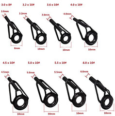 Set includes 8 large size rod tips in bags