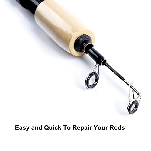 Compact packaging of 8 rod tips for fishing enthusiasts