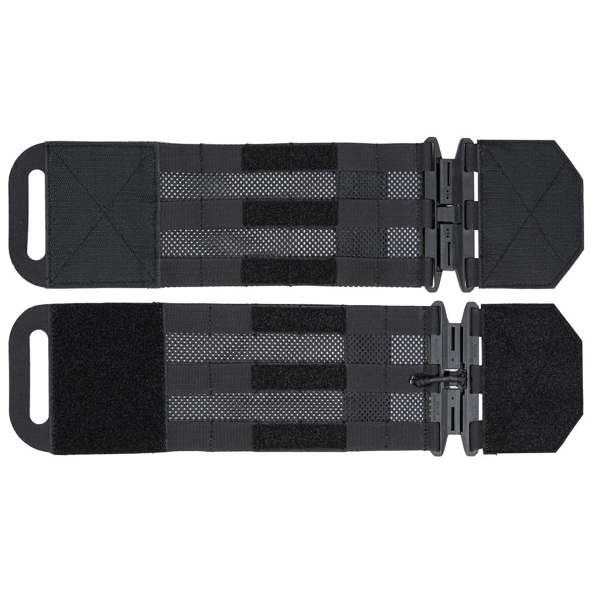 Black Gunpowder BG-TC5 magnetic buckles close-up for quick dressing.