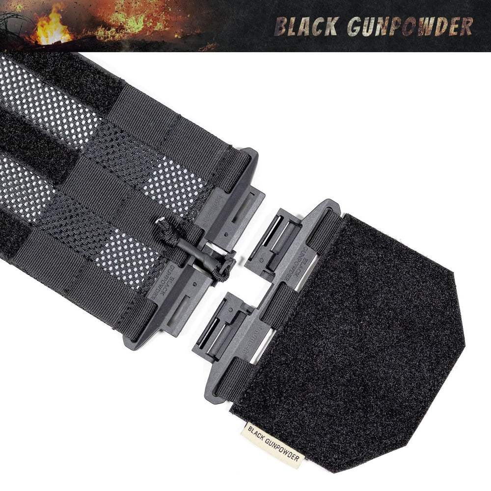 Black Gunpowder BG-TC5 silent magnetic buckle emphasizes discreet use.