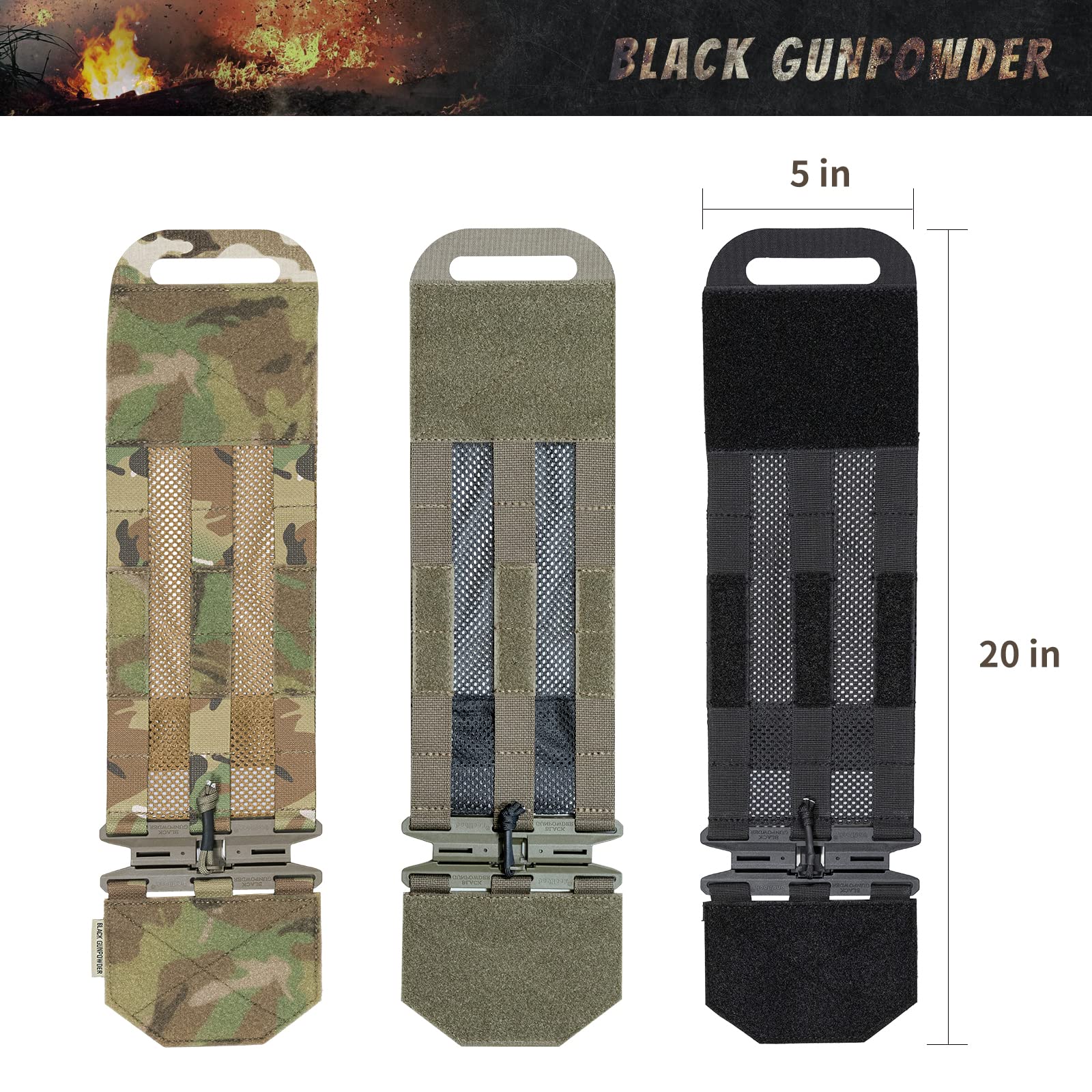 Black Gunpowder BG-TC5 wearable belt setup in real-world scenarios.