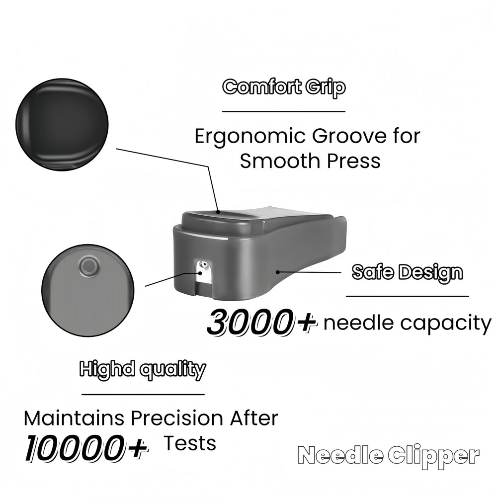 Portable, pocket-sized clipper dimensions 3.43 x 1.38 x 1.18 inches