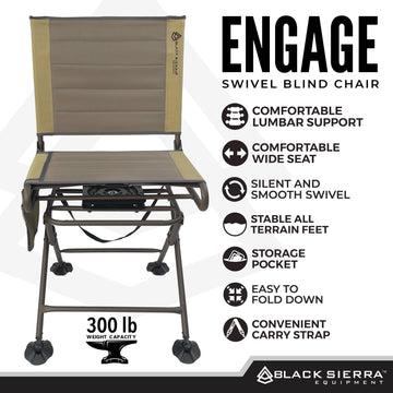 Black Sierra all-terrain duck feet stabilize on uneven ground during hunts.