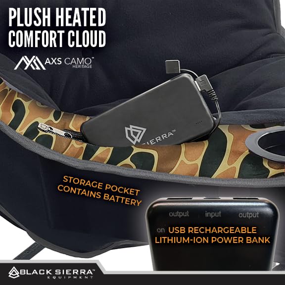 Black Sierra carry bag included for transport and storage