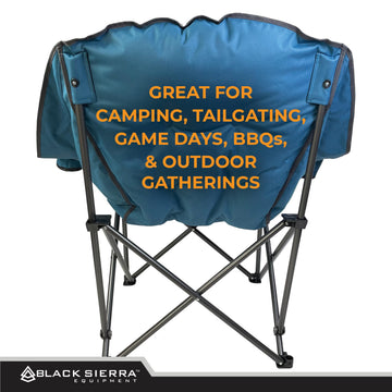 Black Sierra Equipment backyard-fire setup captures warm, relaxed evenings outdoors.