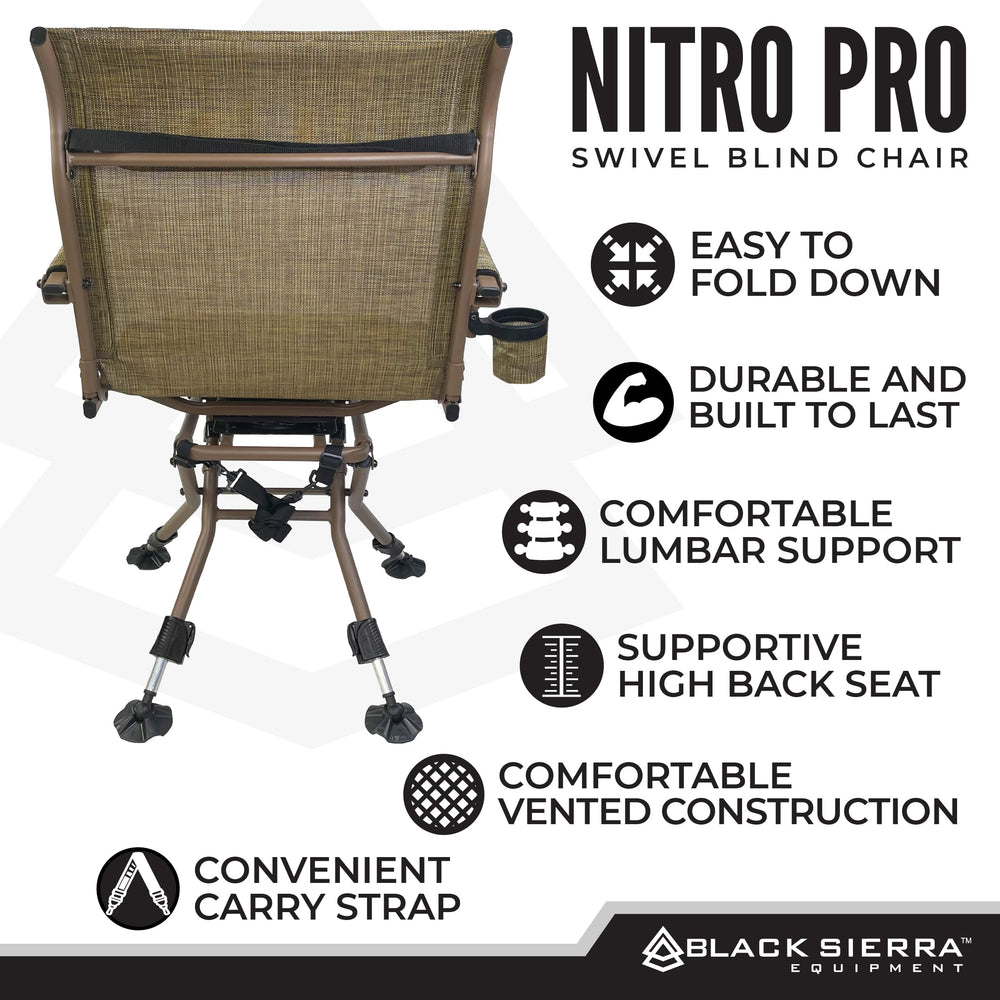 Black Sierra Heavy Duty Swivel Chair heavy-duty-steel-frame supports 300 lbs