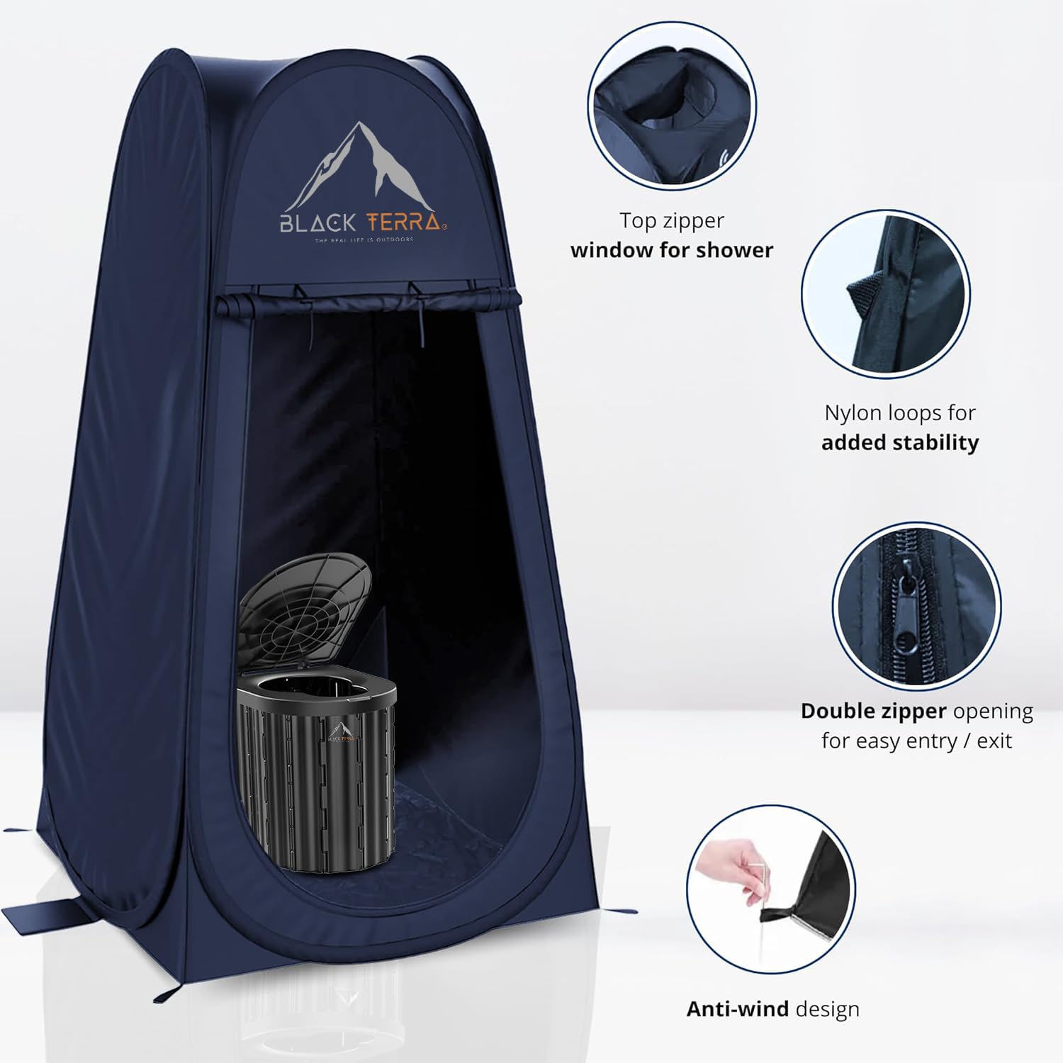 Black Terra durability is evident in all-weather outdoor use