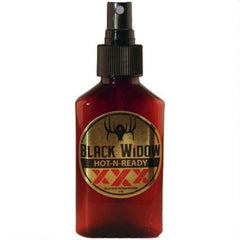 Black Widow Hot-N-Ready Deer Lure 3oz enhances rutting-season scent trail for deer