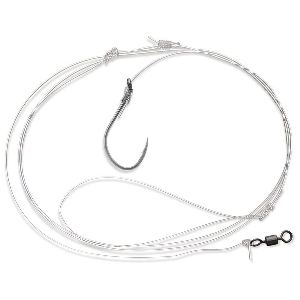 Blackfish tautog rig featuring a 1-hook setup with 3/0 BKK hook